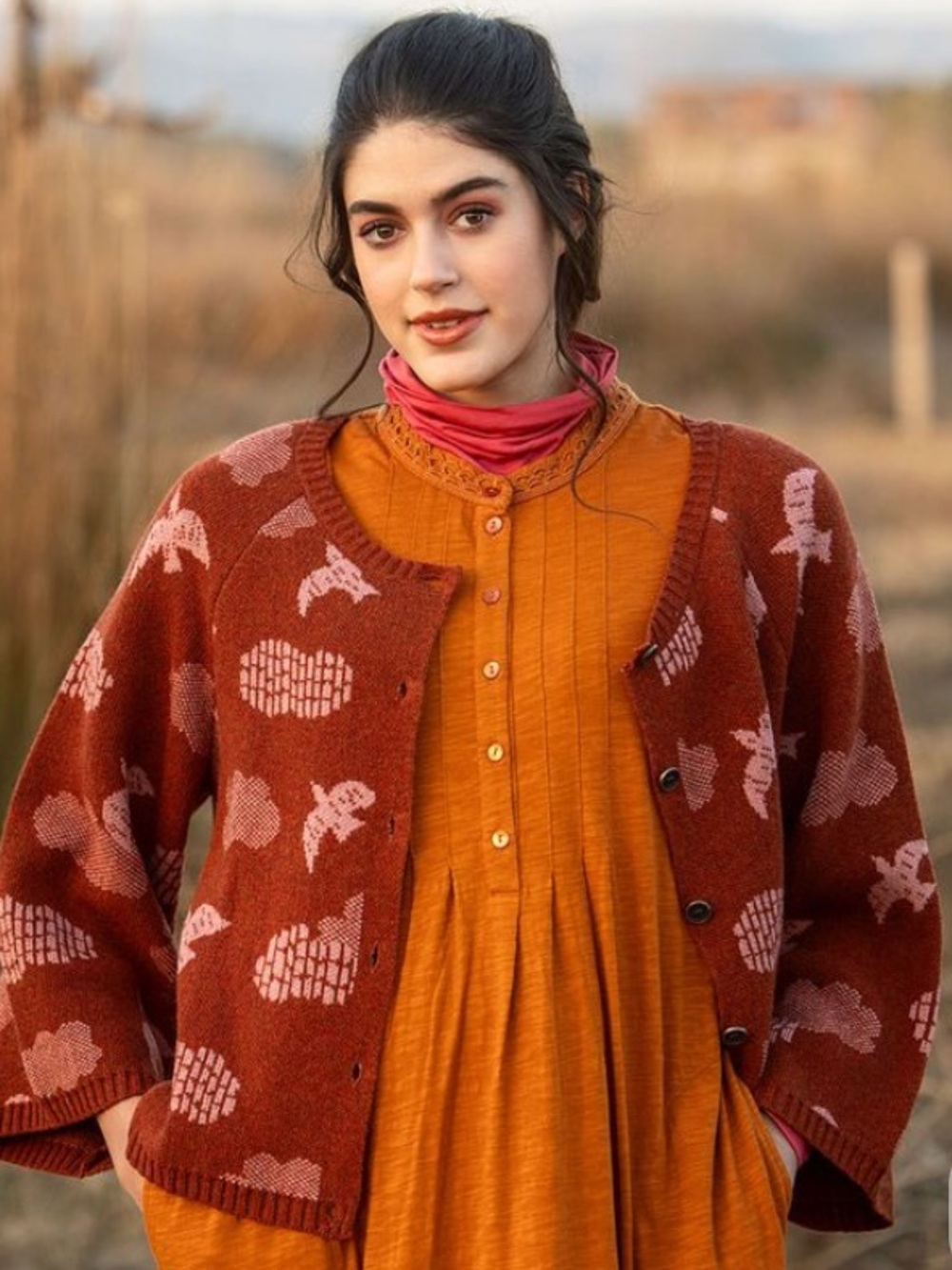 Gudrun Sjödén "Flyttfågel" Cardigan Sweater